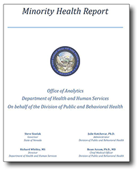 Minority Health Report Cover Minority Health Report Cover